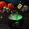 Halloween Decorations Indoor - DIY Floating Potion Set with Witches Cauldron and Mist Maker - Spooky Vintage Black Plastic Bowl Hocus Pocus Party Decor for Home Table Mantel Kitchen Room